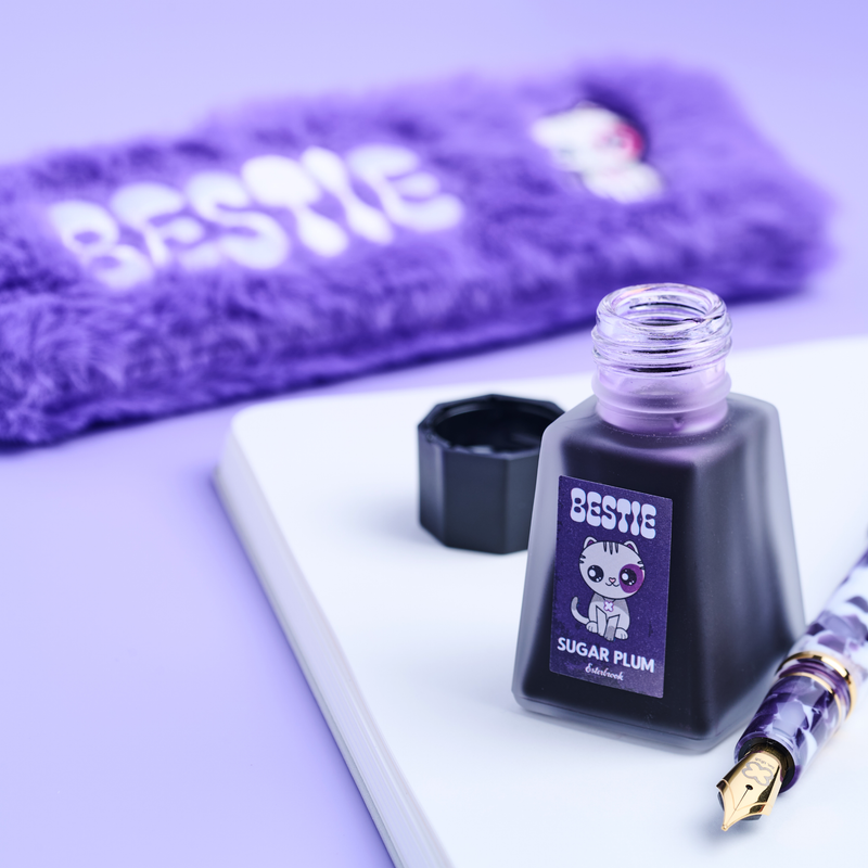 Esterbrook Estie Bestie Fountain Pen Bubble Gum Pink & Sugar Plum Purple Collection
