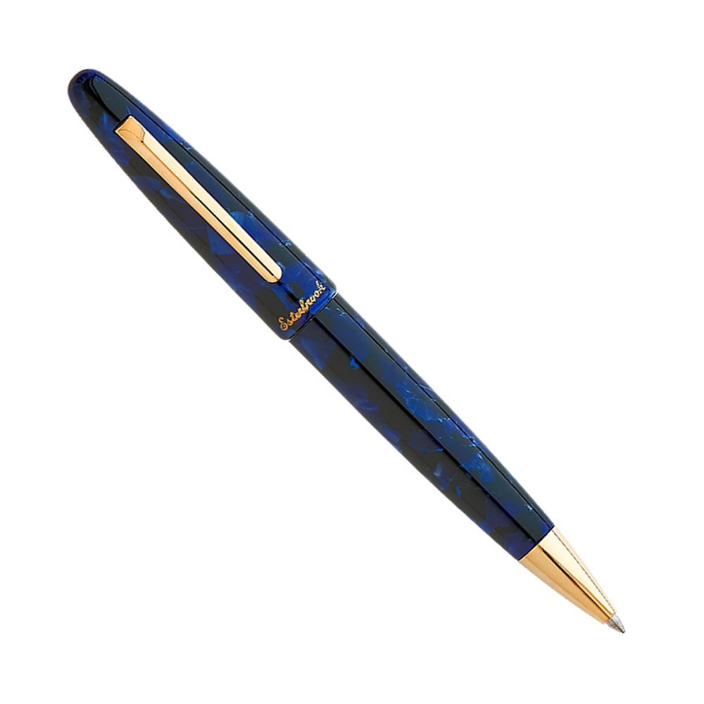 Esterbrook Estie Ball Pen Cobalt Blue with Gold Trim - Ballpoint