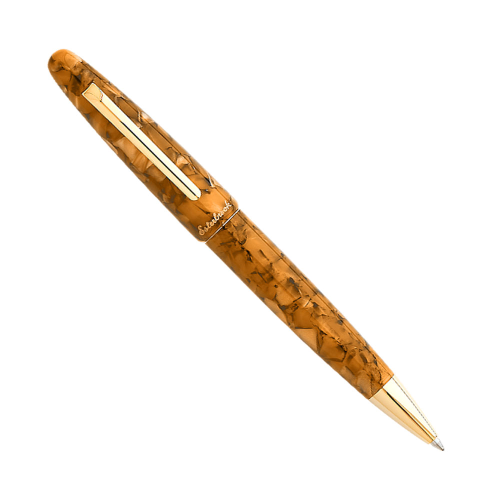 Esterbrook Estie Ball Pen Honeycomb with Gold Trim - Ballpoint
