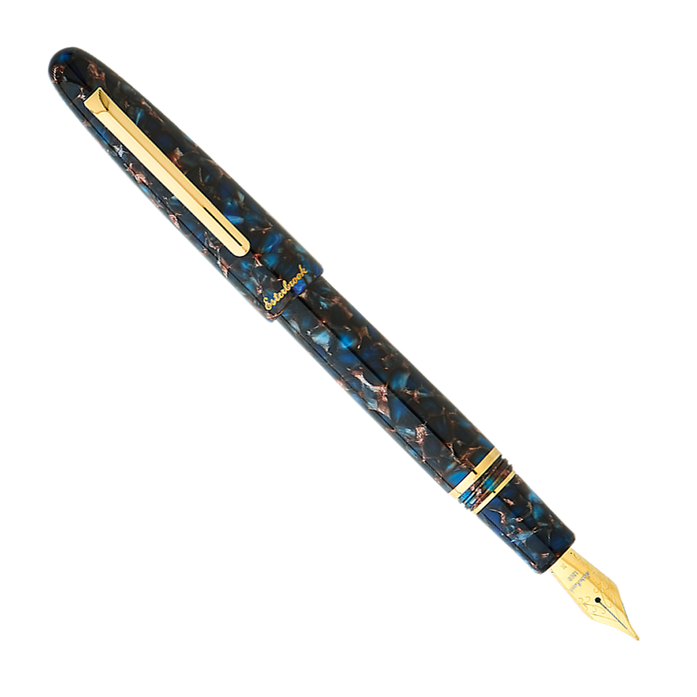 Esterbrook Estie Nouveau Bleu Nouveau Bleu with Gold Trim - Fountain Pen