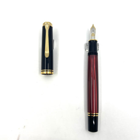 Pelikan M600 Red Striped Fountain Pen