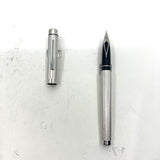 Sheaffer Full-Size Targa Silver Plated Barleycorn Fountain Pen