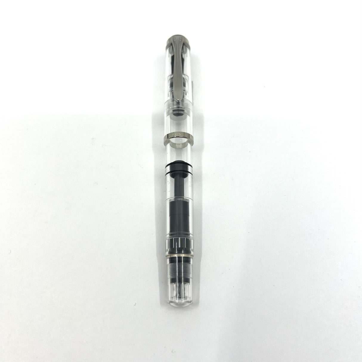Pelikan M205 Clear Transparent Fountain Pen - Medium Stainless Steel Nib
