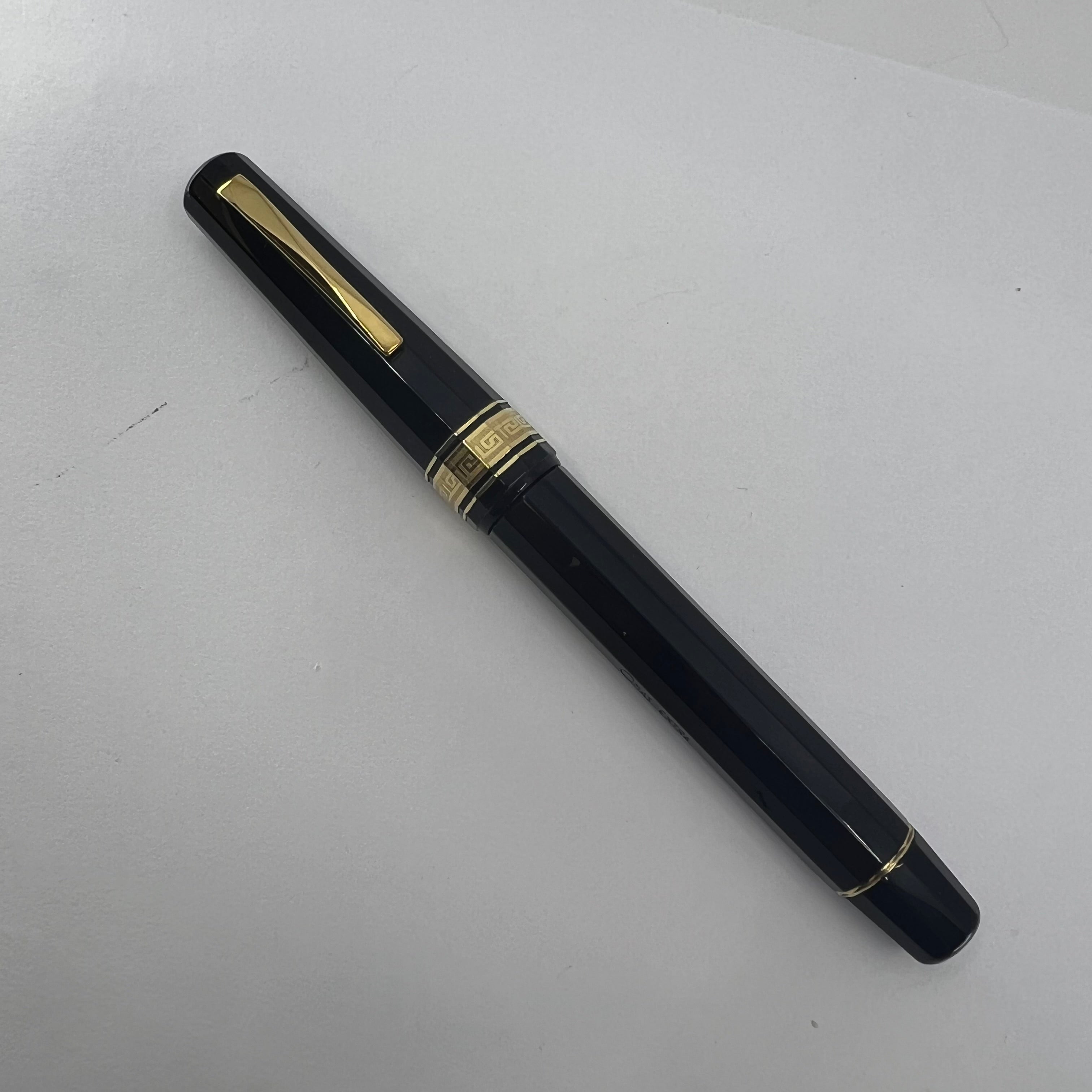 OMAS Senior Paragon Extra Black Resin Fountain Pen - Flexible