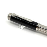 Pelikan M7005 Majesty Fountain Pen - Black Cap/Sterling  Silver Barrel