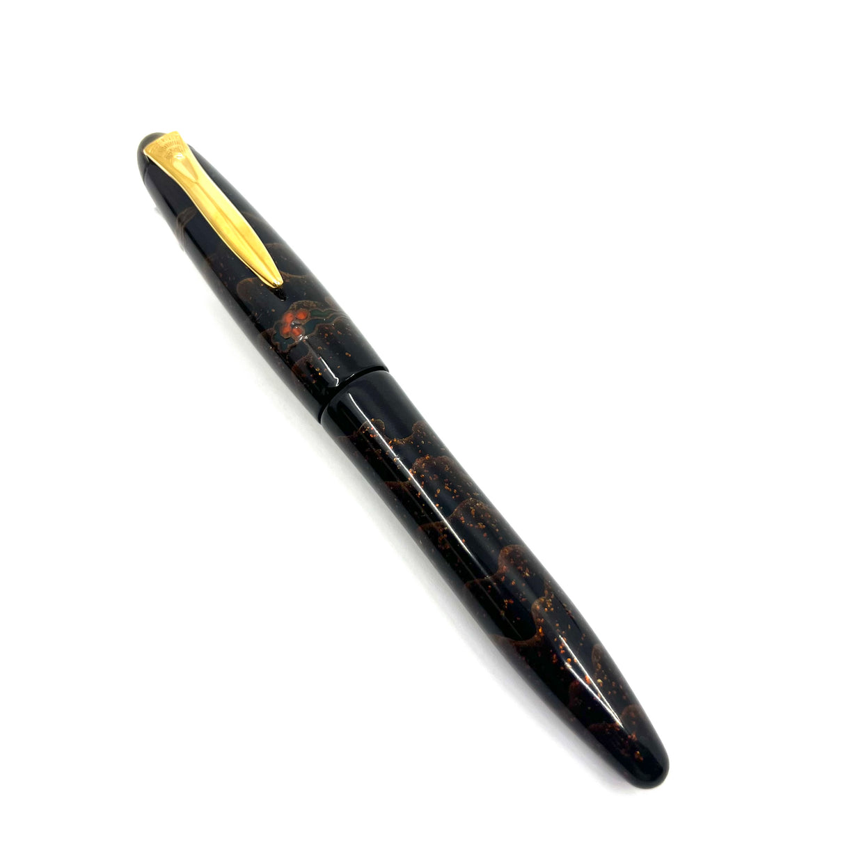 Platinum Izumo Yakumo Nuri "Ginsen Yakumo" Fountain Pen - Fine 18kt Gold Nib