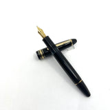 Montblanc #146 LeGrand Meisterstuck Black Resin Fountain Pen  - Flexible Broad 14kt Gold Nib