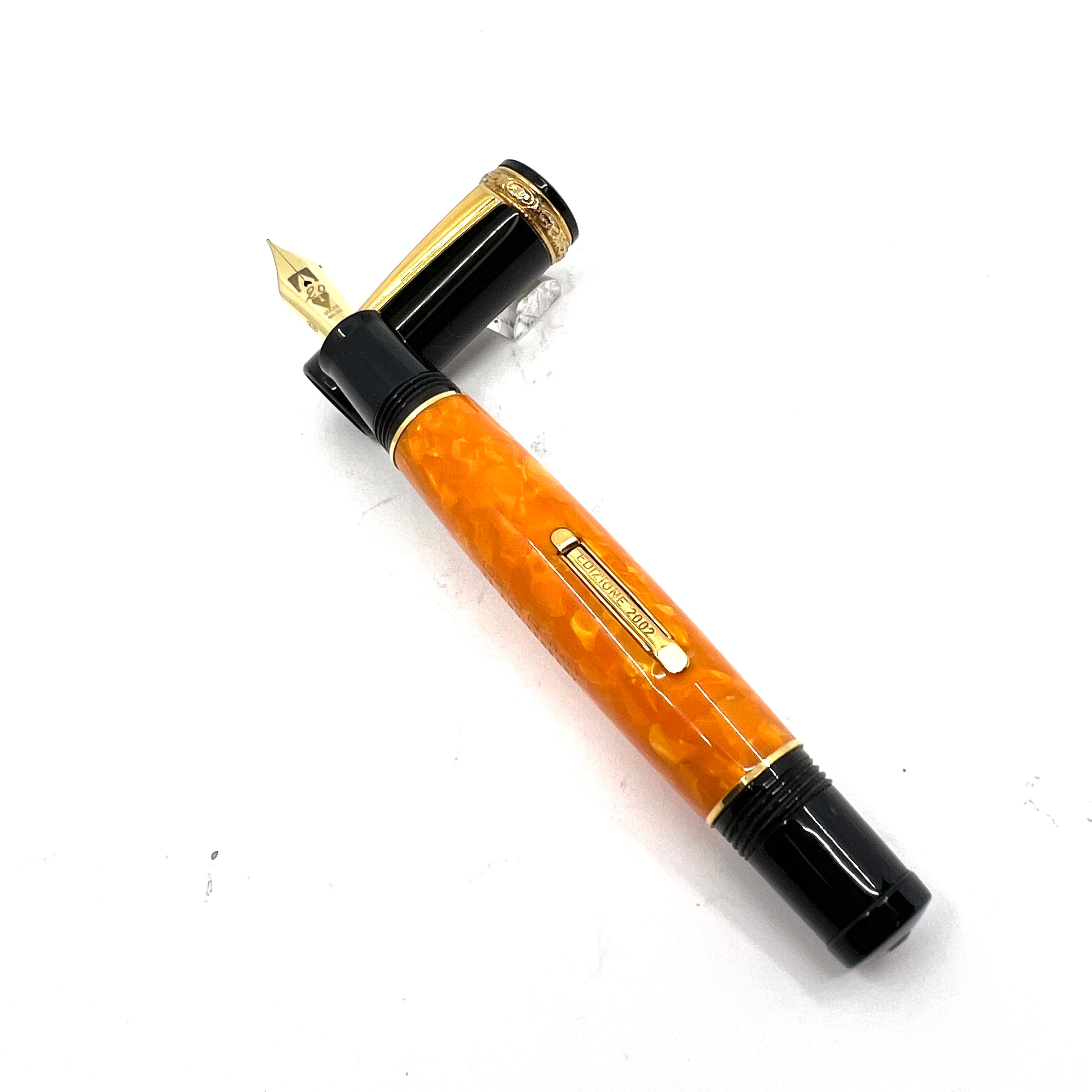 万年筆 DELTA ANNI SETTANTA 70FP オレンジ (USED) Delta Dolce Vita Stantuffo Star Collection LE Fountain Pen