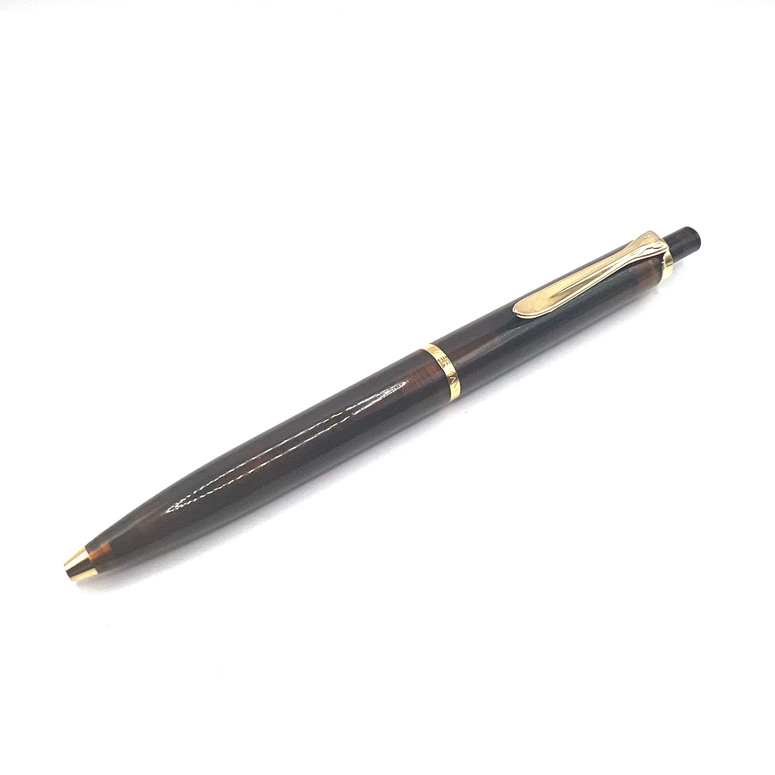 PELIKAN ボールペン K200 デットストック 雛2羽 Pelikan K200 Transparent Smoky Quartz (Dark Amber) Ballpoint Pen