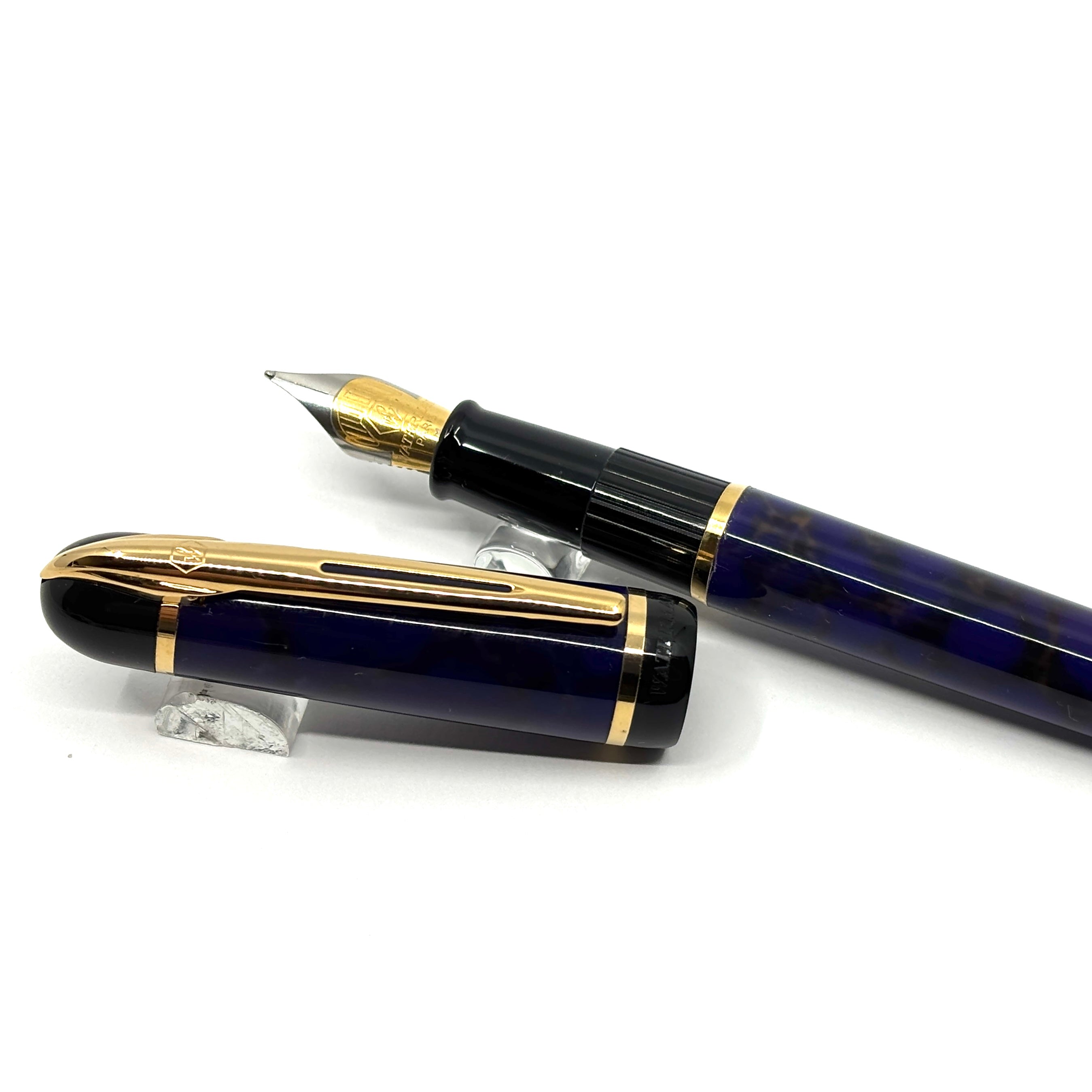 Waterman Phileas Purplish/Blue Marble (First Generation) Fountain
