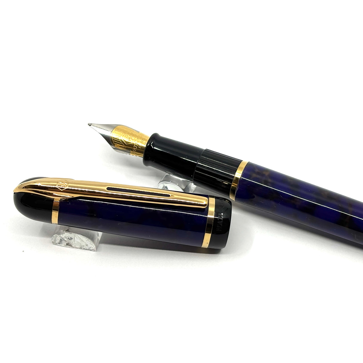 Waterman Phileas Purplish/Blue Marble (First Generation) Fountain Pen