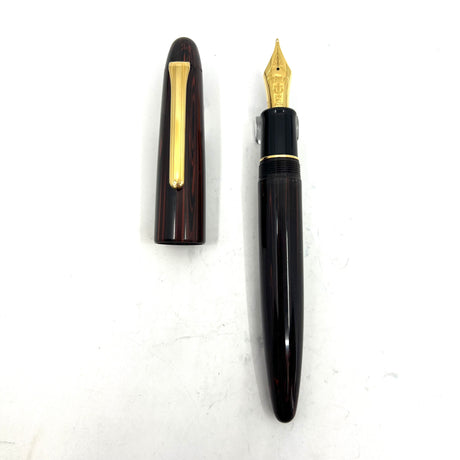 Sailor King of Pen Woodgrain Ebonite Fountain Pen - Nagahara Jr. Nib!!