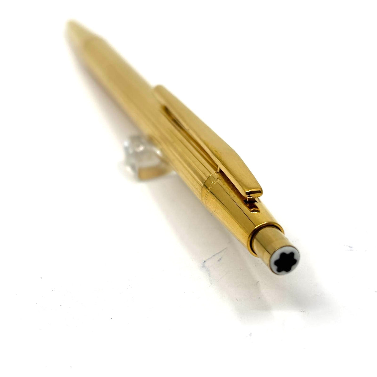 Montblanc Noblesse Gold Plated Fluted Body Mechanical Pencil - 0.5mm Lead