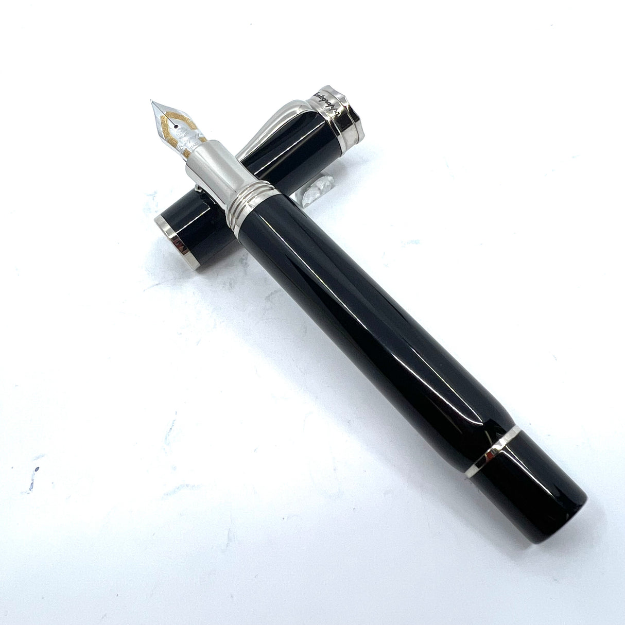 Montegrappa Oversized Grand Ducale Black Limited Edition Fountain Pen