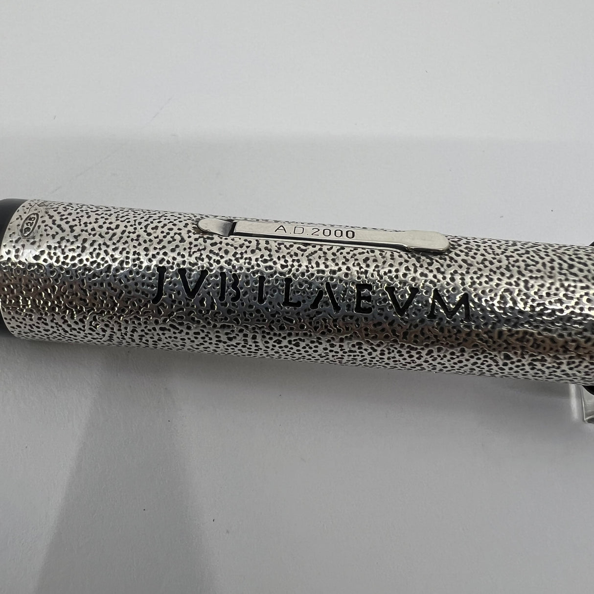 Delta Jubileum Sterling Silver Lever-Fill Limited Edition Fountain Pen - Medium 18kt Gold  Nib
