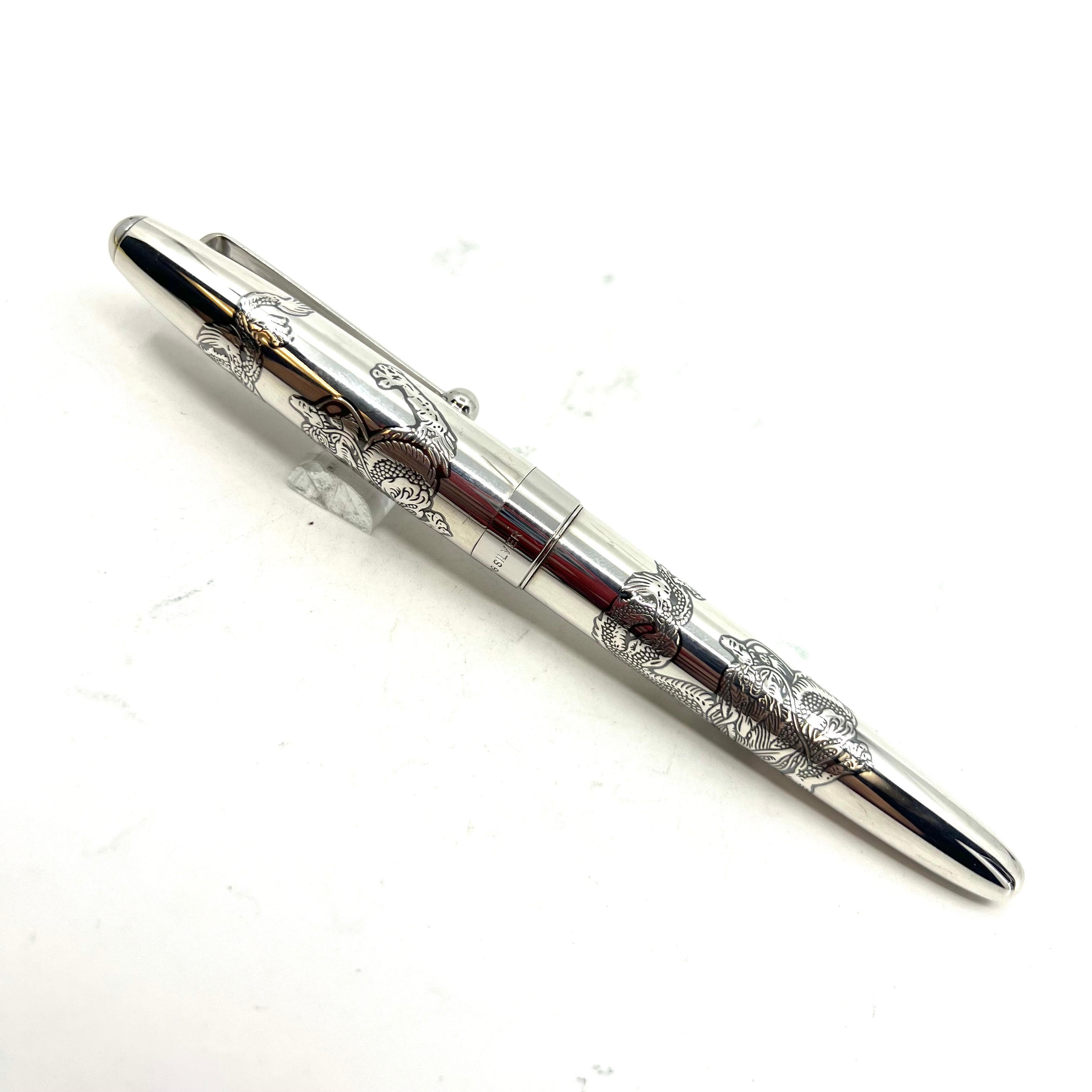 Pilot-Namiki Sterling Silver Dragon Fountain Pen – Fountain Pen