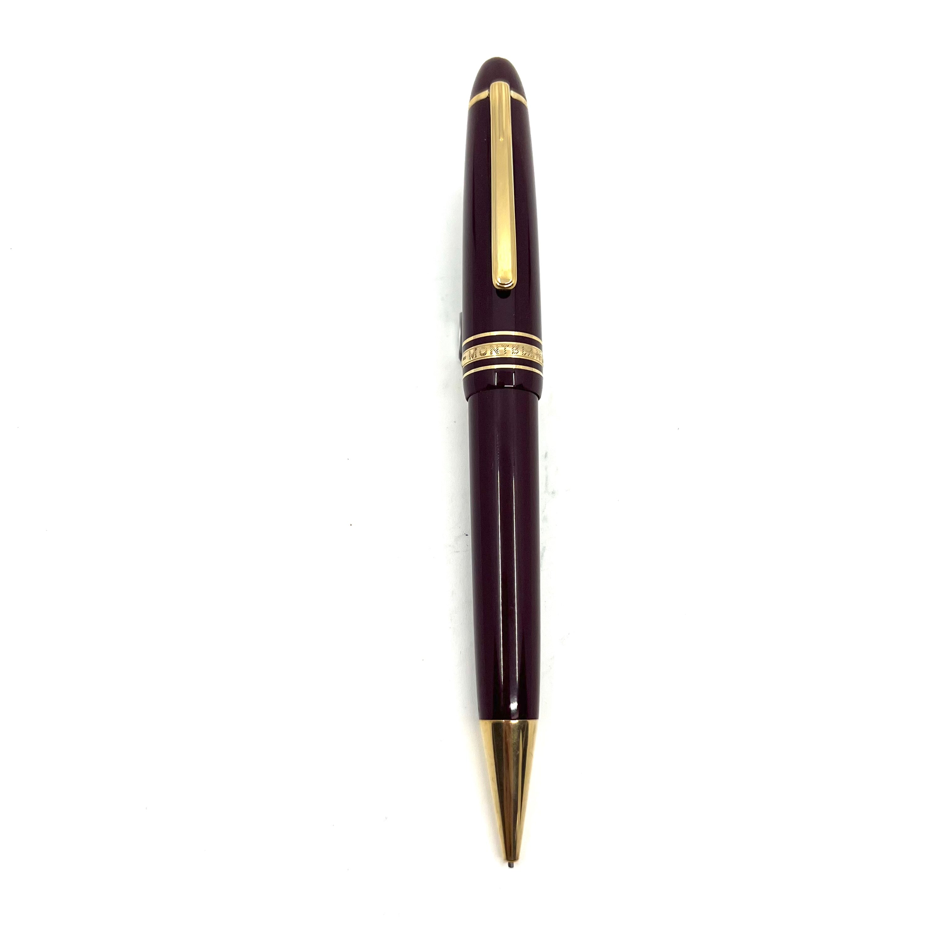 Montblanc Meisterstuck LeGrand Bordeaux 165R Mechanical Pencil 0.9m Fountain Pen Hospital