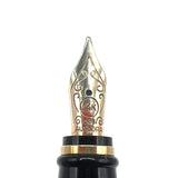 Aurora Turtle Brown Lacquer Ipsilon Deluxe Fountain Pen - Medium 14kt Gold Nib