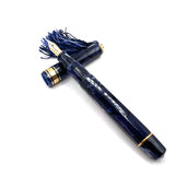 OMAS Princess Paragon Extra Blue Royale Celluloid Fountain Pen - Medium 18kt Gold Nib