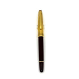 Montblanc Classique Doue Rollerball - Gold Vermeil Cap/Bordeaux Resin Barrel