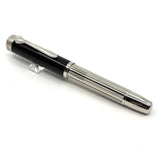 Pelikan M7005 Majesty Fountain Pen - Black Cap/Sterling  Silver Barrel