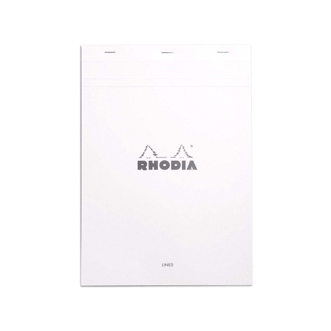 Rhodia Ice White Lined Notepad 8.3 X 11.7in (8 1/4 X 11 3/4)