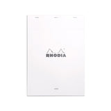 Rhodia Ice White Lined Notepad 8.3 X 11.7in (8 1/4 X 11 3/4)