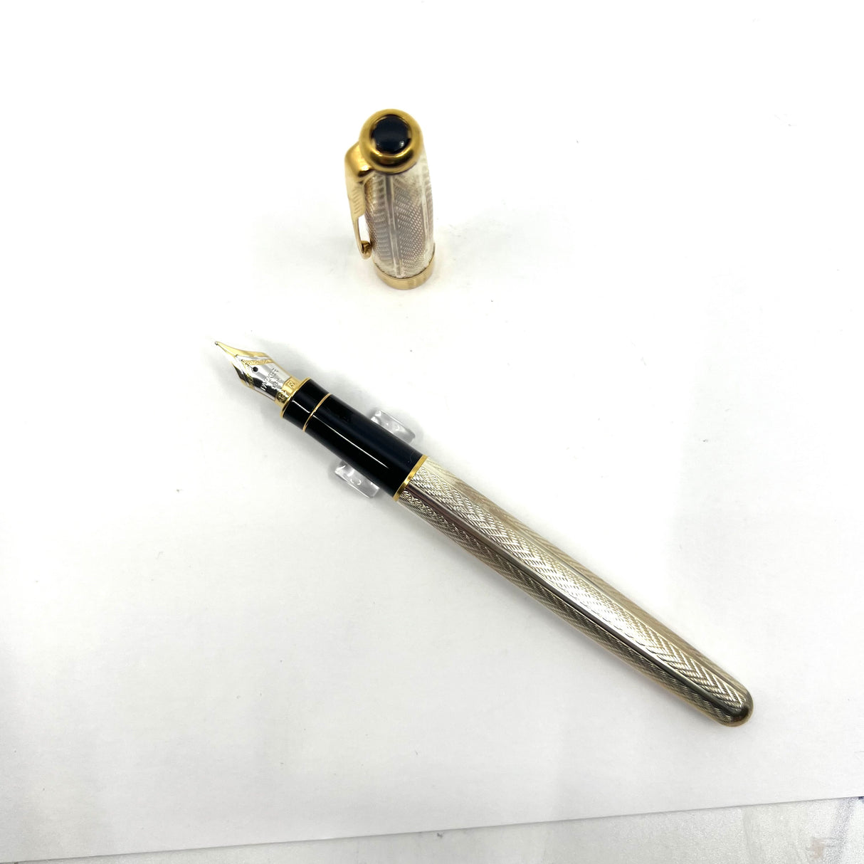 Parker Sonnet Fougere Sterling Silver Fountain Pen