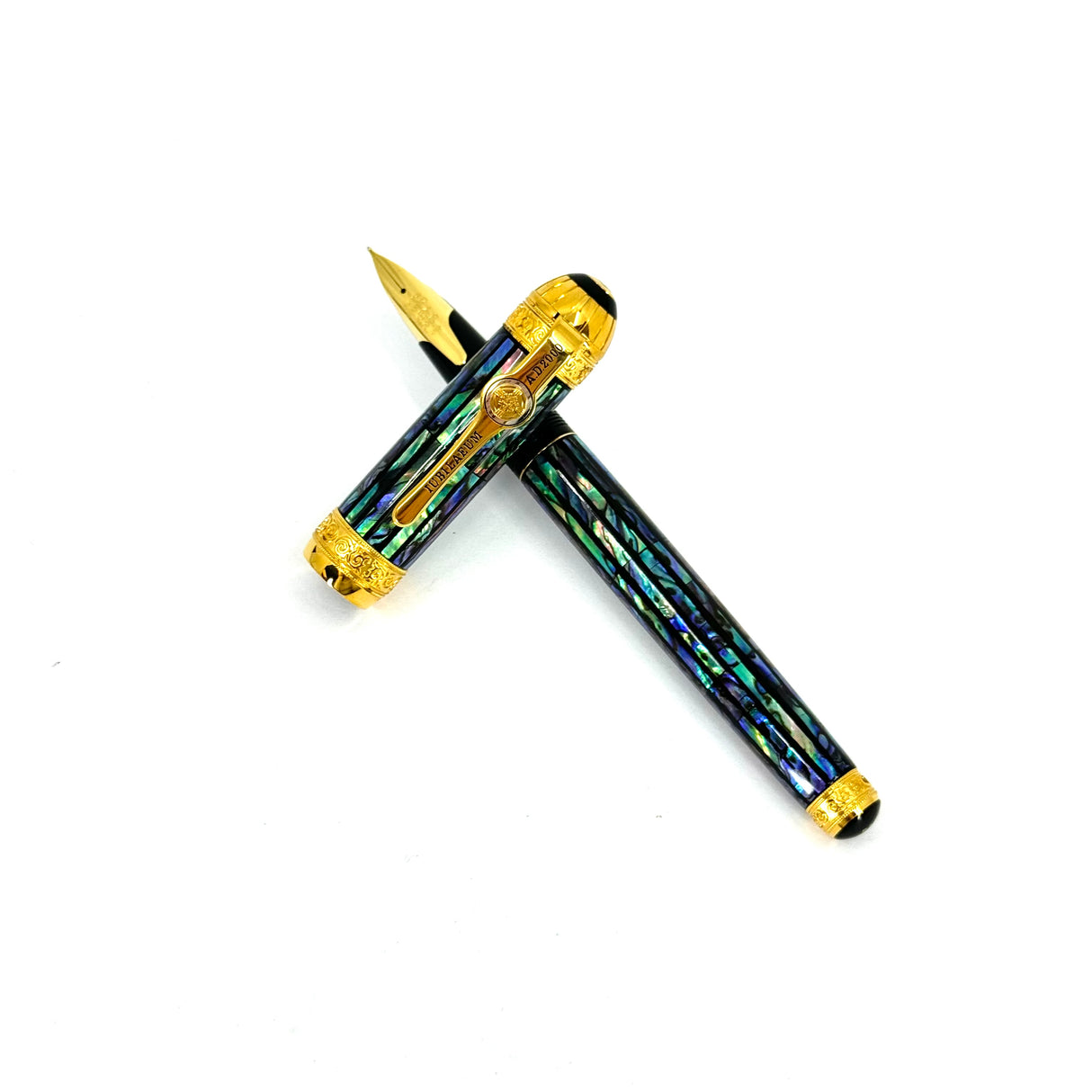 Namiki Limited Edition A.D. 2000 Raden Jubilee A D 2000 Fountain Pen-Medium 18kt Gold Inlaid Nib