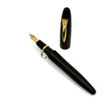 Platinum Izumo Bombay Blackwood Tagayasan Oversized Fountain Pen  - Fine 18kt Gold Nib