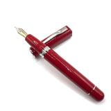 Delta Red Fusion One Fountain Pen - Broad Fusion Nib (Layer of 18kt Gold over Steel Nib)