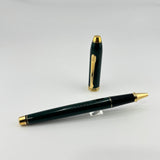 Cross Townsend Dark Green Gold trim and clip  - Roller Ball
