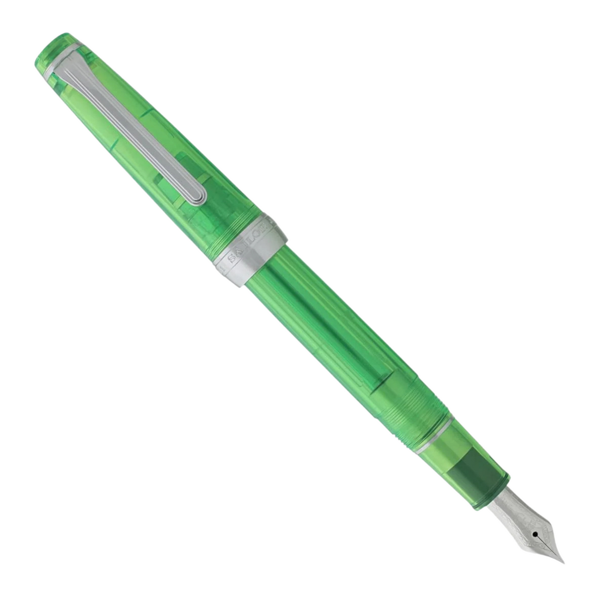 Sailor Pro Gear Slim Green Demonstrator (14k Gold Nib) - Fountain Pen