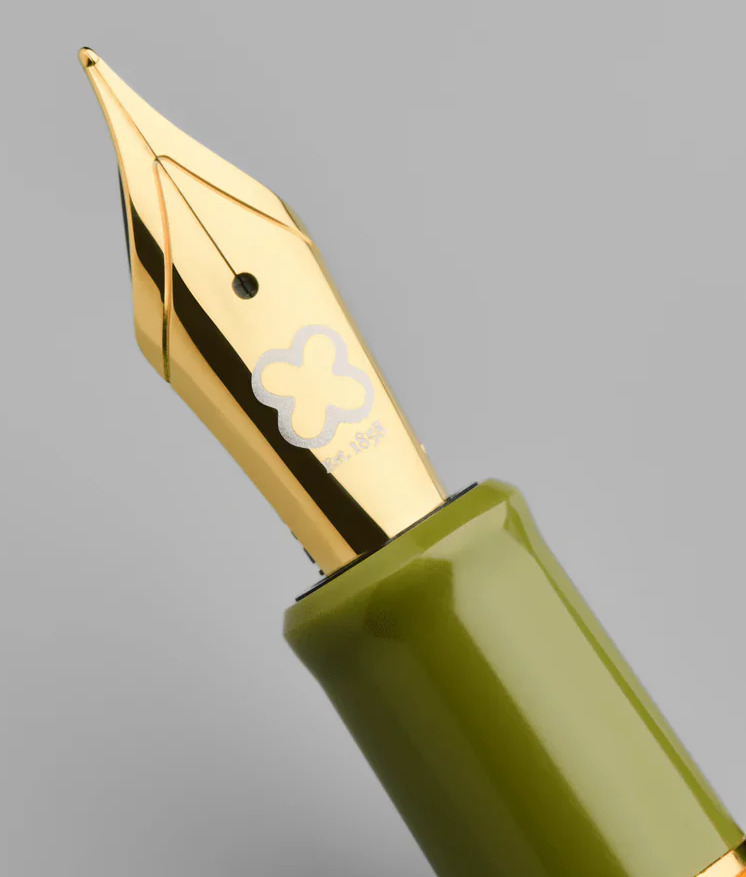 Esterbrook Estie Back to the Land - Gold Quirky LeafFountain Pen (Button Piston)