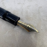 Montblanc Meisterstuck #146 LeGrand Black Fountain Pen   -  Very Flexible Fine 14kt Gold Nib