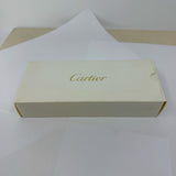 Cartier Art Deco Limited Edition Platinum Plated Ballpoint Pen with Blue Lacquer Accents