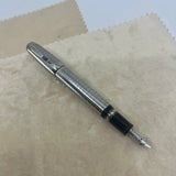 Montblanc Boheme Steel Noir Fountain Pen   -  Medium 18kt Gold Nib