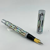 Coles Mother Of Pearl Mozaic - Very Nice Pen! - Fountain Pen
