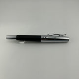 Graf Von Faber Castell E Motion Chrome And Wood - Fountain Pen