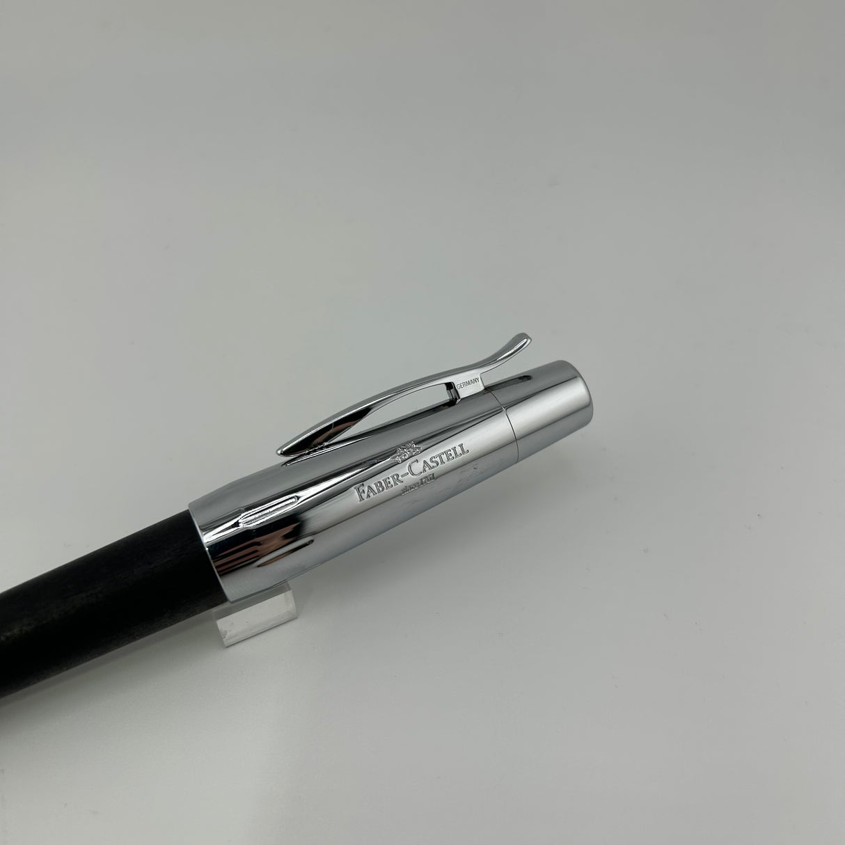 Graf Von Faber Castell E Motion Chrome And Wood - Fountain Pen