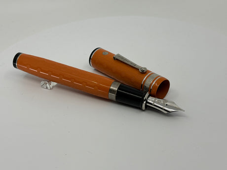 Wahl - Eversharp Decoband Gatsby Orange Chased Ebonite Fountain Pen