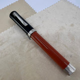 Graf von Faber Castell Intuition Black & Terra (Orange) Fountain Pen  -  Fine 18kt Gold Nib
