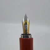 Graf von Faber Castell Intuition Black & Terra (Orange) Fountain Pen  -  Fine 18kt Gold Nib
