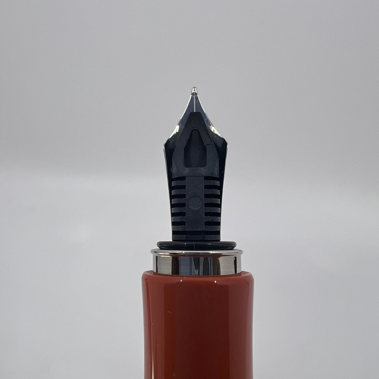 Graf von Faber Castell Intuition Black & Terra (Orange) Fountain Pen  -  Fine 18kt Gold Nib
