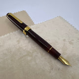 Sailor Standard Professional Gear Brown Fountain Pen   - Extra Fine 21 Kt Gold Nib