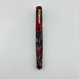 Ranga Pen India Beautiful Mottled Ebonite Pink/Blue/Sand - Fountain Pen