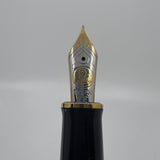 Pelikan M800 Renaissance Brown Marble Fountain Pen - Extra Fine 18kt Gold Nib