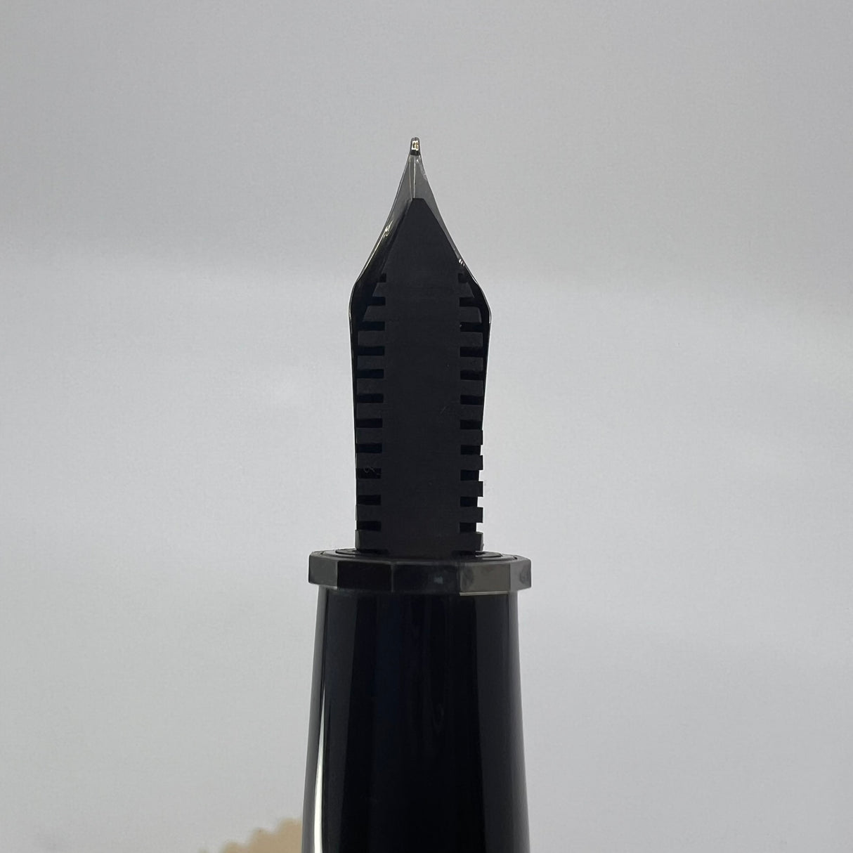 OMAS Arte Italiana "Noir" Large Paragon Guilloche Fountain Pen - "EXTRA FLESSIBLE" Extra Fine 14kt Gold Nib