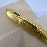 Cross Peerless 125 Limited Production London Gold-Plated Fountain  Pen - Fine 18 Kt Gold Nib