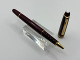Montblanc Meisterstück Burgundy Red engraved Tiffany & Co on clip  -Rollerball